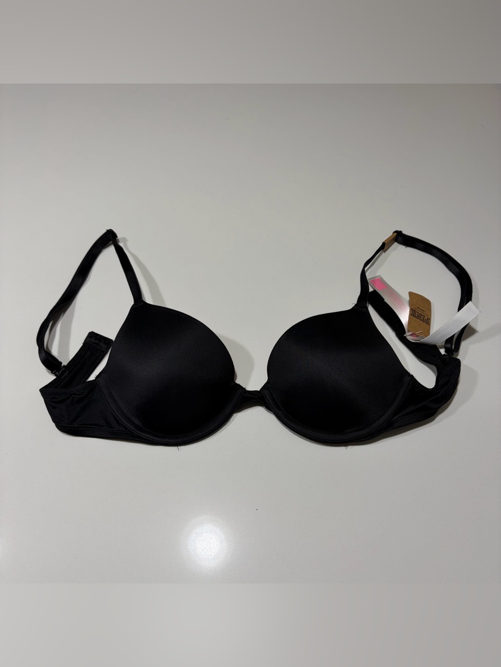 PINK Victoria's Secret Black Wear Everywhere T-Shirt Bra